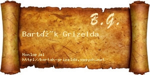 Barták Grizelda névjegykártya